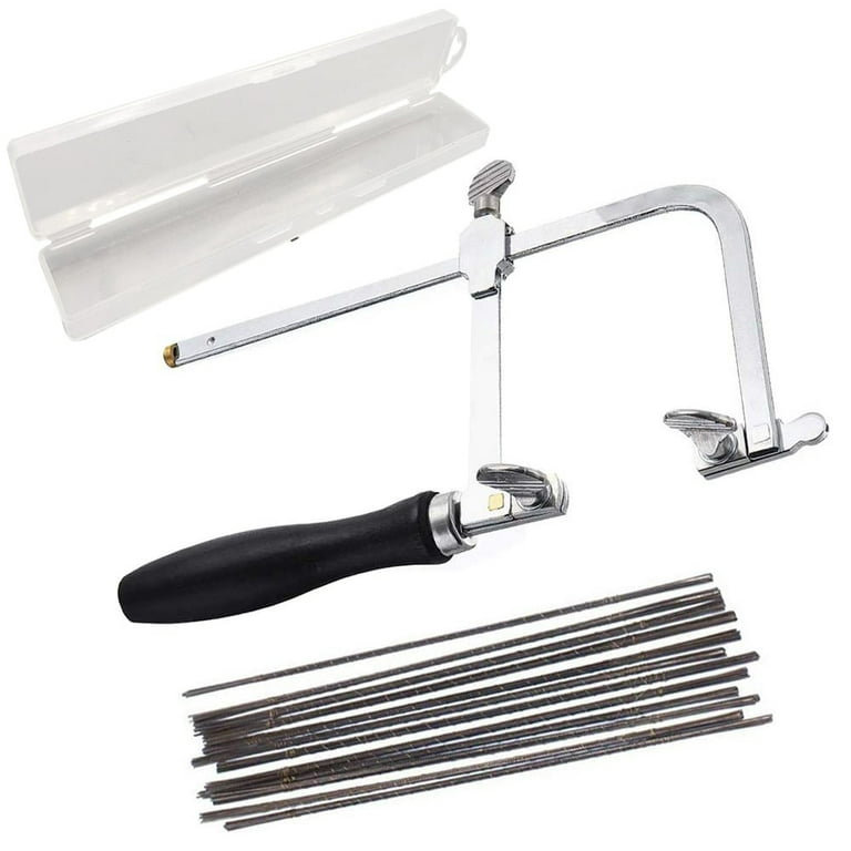 Jeweler's Saw Frame Adjustable with 144 Blades Professional Jewelry Making  Kit 