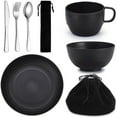thumbnail image 3 of WuPing Camping Mess Kits Outdoor Camping Tableware: Knife, Fork, Spoon, Bowl, Plate, Cup, Accessories for Travel Picnic, 3 of 8