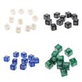 thumbnail image 1 of 40x dados acrílicos D6, dados de juego de rol digitales poliédricos de 6 lados para RPG , juego de mesa señanza de matemáticas, juegos de rol, juguetes , Negro Blanco Hugo Dados poliédricos, 1 of 10