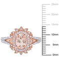 thumbnail image 2 of Everly Women's Morganite 10K Rose Gold Engagement Ring, 2 of 7