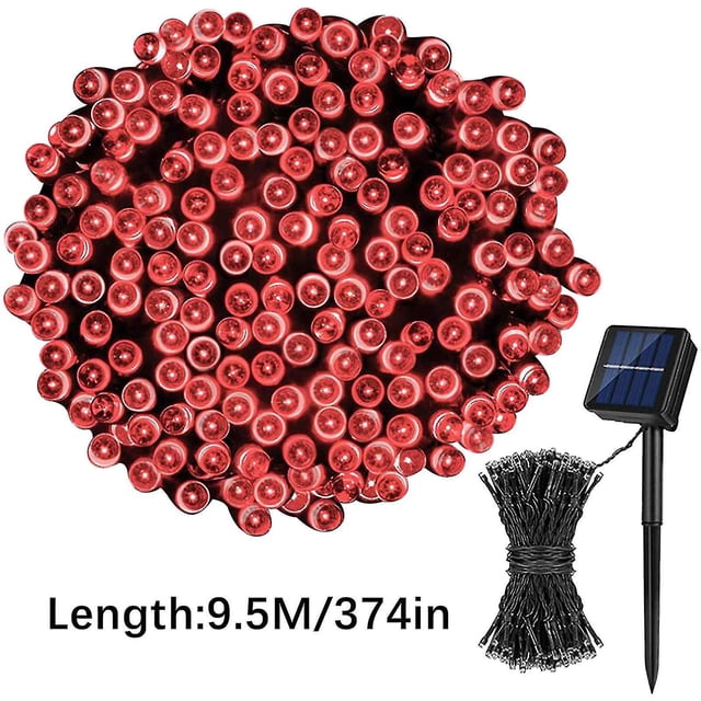 Lámparas solares LED Cadena Guirnaldas navideñas Decoración de bodas Luz