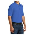 thumbnail image 4 of Mafoose Mens Short Sleeve Core Blend Male Pique Polo Shirt Royal M, 4 of 6