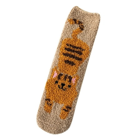 

Women s Short Socks Thermal Socks For Females Coral Fleece Socks Stripe Socks Colorful Lightweight Athletic Socks Casual Socks Winter Socks Soft Warm Comfort Casual Cute Socks