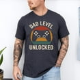 thumbnail image 3 of Funny Gamer Dad Shirt, Dad Level Unlocked Shirt, New Dad Gift, Retro Game Controller Tee, First Father's Day T-Shirt, 3 of 3