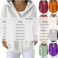 thumbnail image 3 of NSLGXD Hooded Zip up Knit Cardigan for Women Oversized Long Sleeve Solid Lightweight Sweater Jacket Casual Loose Fit Fall Winter Outerwear Tops S-3XL, 3 of 5