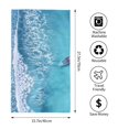 thumbnail image 4 of Kll Waves And Boats On The Beach Ultra Absorbent & Soft Hand Towels For Bath, Hand, Face, Gym And Spa-27.5x16in, 4 of 9