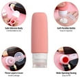 thumbnail image 6 of Micebay Silicone Travel Bottles, Leak Proof Toiletry Containers for Shampoo, Conditioner & Lotion, Pink, 6 of 8