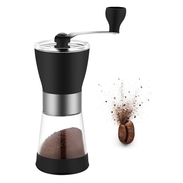 Molinillo de café manual con rebabas de cerámica ultrafinas (1 pieza)