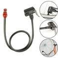 Bike Pump Hose Dual Head AV FV DV Bicycle Air Pump Adapter Valve