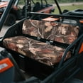 thumbnail image 2 of Garronmavis UTV Seat Covers Breathable Powersports Seat Covers Dog-Proof Easy-Clean Compatible with Kawasaki Mule 3000 3010 3020 Hunting Camo Forest Pink, 2 of 7