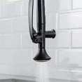 thumbnail image 4 of CRO Decor Single Handle Copper Kitchen Faucet in Black, 4 of 6