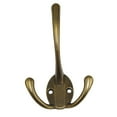 thumbnail image 5 of Three Prongs Coat Hooks Double Rustic Hooks for Garage Bronze, 5 of 6