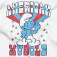 thumbnail image 2 of Hefty Smurf American Muscle USA Unisex Plus Size Hoodie Brisco Brands 5X, 2 of 5