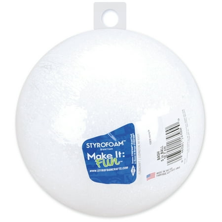 Floracraft 5" Styrofoam Ball