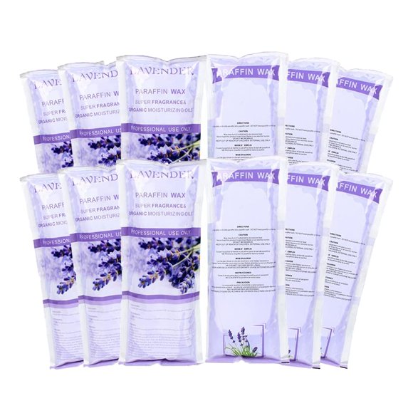 Recambios de cera de parafina Toyar, paquete de 12, con aroma a lavanda
