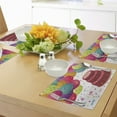 thumbnail image 4 of Ambesonne Fun Place Mats Set of 4, Birthday Cake Celebration, Standard Size, Multicolor, 4 of 6