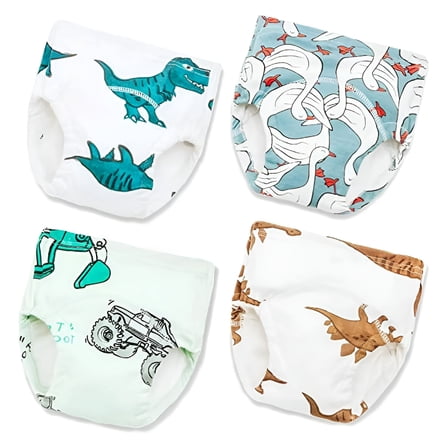 TELOLY Waterproof Reusable Training Pants (Boy's) 4 Pack