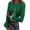 Z001_Dark Green, variant on Women's Long Sleeve Christmas Tops Crewneck Ribbed Knit Shirt with Funny Xmas Printed Christmas Fall Winter Tops