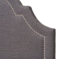 thumbnail image 2 of Skyline Decor Dark Grey Fabric Upholstered Twin Size Headboard, 2 of 3