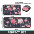 thumbnail image 7 of Pioneer Flower Floral Print Pattern Kitchen Rugs Sets Of 2,Anti Fatigue Kitchen Mat Rugs Non Slip Washable,Decorative Kitchen Floor Mats for Kitchen,Sink,Laundry,17"X30"+17"X47", 7 of 7