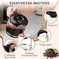 thumbnail image 4 of Glass Coffee Carafe Compatible with Delonghi 3066 3067 3093 3094 3111 3112 Kf140 Kf863, Coffee Pot Compatible with 7313283649, Espresso Carafe Machine Parts, 10 Cup / 750ml, 4 of 8
