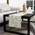 thumbnail image 5 of Sage Green Botanical Cotton Linen Small Table Runner 13 x 60 inch Vintage Nature Flower Non-slip Rectangular Dining Table Decor for Wedding Party Holiday Dinner, 5 of 8