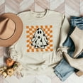 thumbnail image 2 of Checkered Flower Ghost | Sweatshirt, 2 of 4