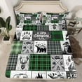thumbnail image 2 of jejeloiu Camper Car Rv Bed Sheets,Wild Bear Deer King Sheets,Old Barn Door Sheet Set For Men Women,Luxury Bedroom Decor,4 Pieces, 2 of 7