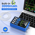 thumbnail image 3 of DSO2512G Digital Oscilloscope with 2 Channels 120Mhz Bandwidth Signal Generator 500MSa/S Sampling Rate, 2.8 Inch Display, 3 of 8