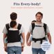 thumbnail image 4 of Mochila Beco para bebés con asiento extra ancho de 9 a 27 kg, algodón, 4 of 7