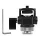 thumbnail image 4 of Adaptador de montaje de zapata caliente Aleación de aluminio para luz de relleno LED Cámara DSLR negro giro de perfke Adaptador de montaje de zapata caliente, 4 of 6
