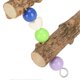 thumbnail image 2 of Bird Nest Hut Hammock Tent Vibrant Color Open Front and Back Bird Hammock Tent with Ladder for Bird Cage Accessories, 2 of 2