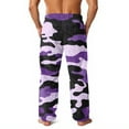 thumbnail image 4 of Hearthz Fleece Pajama Pants for Men Camouflage Pajama Pants Men Winter Warm Plush Fluffy Sleep Pants for Men with Pockets, 4 of 6