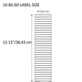 thumbnail image 2 of LV Breaker Side Fuse Box Circuit Breaker Panel Directory Labels/Decals/Stickers for All Electrical Panel/Load Centers (1/2" Breaker Side 60 Circuits 2 Pcs), 2 of 5