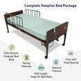 thumbnail image 4 of Full Electric Bed Package with Innerspring Mattress and Half Rails, 4 of 5
