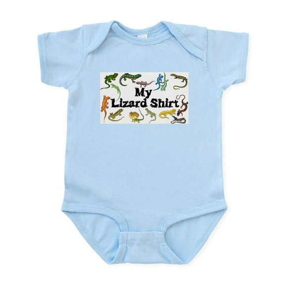 CafePress - My Lizard Shirt Infant Bodysuit - Baby Light Bodysuit, Size Newborn - 24 Months