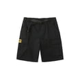 thumbnail image 2 of Pantalones cortos holgados de pierna ancha con hebilla lateral y múltiples bolsillos de estilo europeo y americano para hombre, 2 of 5