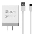 thumbnail image 2 of Combo Cargador Carga Turbo QC 3.0 20W y Cable Tipo C 1Hora Blanco, 2 of 2