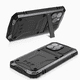 thumbnail image 5 of Carcasa de tres capas con soporte para teléfono móvil Apple 15, carcasa de metal con todo incluido S23Ulltra, cubierta a prueba de caídas, 5 of 6