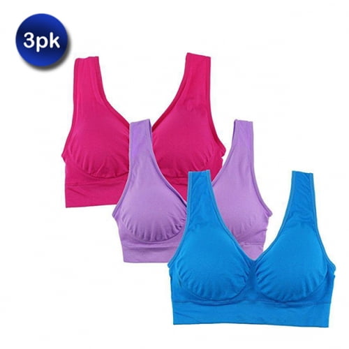 seamless miracle bras with removable pads