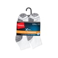 thumbnail image 3 of Hanes Ultimate Men's Ultra Cushion Ankle Socks, 6-Pairs White 6-12, 3 of 5