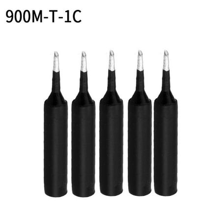 

BAMILL 5PCS Solder Soldering Iron Tip 900M-T Lead Free For Hakko Saike 936 852d+ 909D