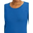 thumbnail image 4 of Healing Hands Women's Underscrub Soft Knit Melissa Longsleeve Scrub Tee with Breathable & Easy Care Fabric 5047, 4 of 7