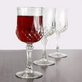 thumbnail image 5 of Simcha Collection Crystal Like Wine Plastic Glasses 8 oz Pack of 100, 5 of 5