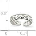 thumbnail image 3 of Sterling Silver Toe Ring Made In Thailand qr1938, 3 of 5