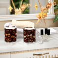 thumbnail image 4 of Yayeee 4 Pack Qtip Holder Bathroom Cotton Swab Canister with Lid Clear Dispenser Set, Sweet Cakes, 4 of 6