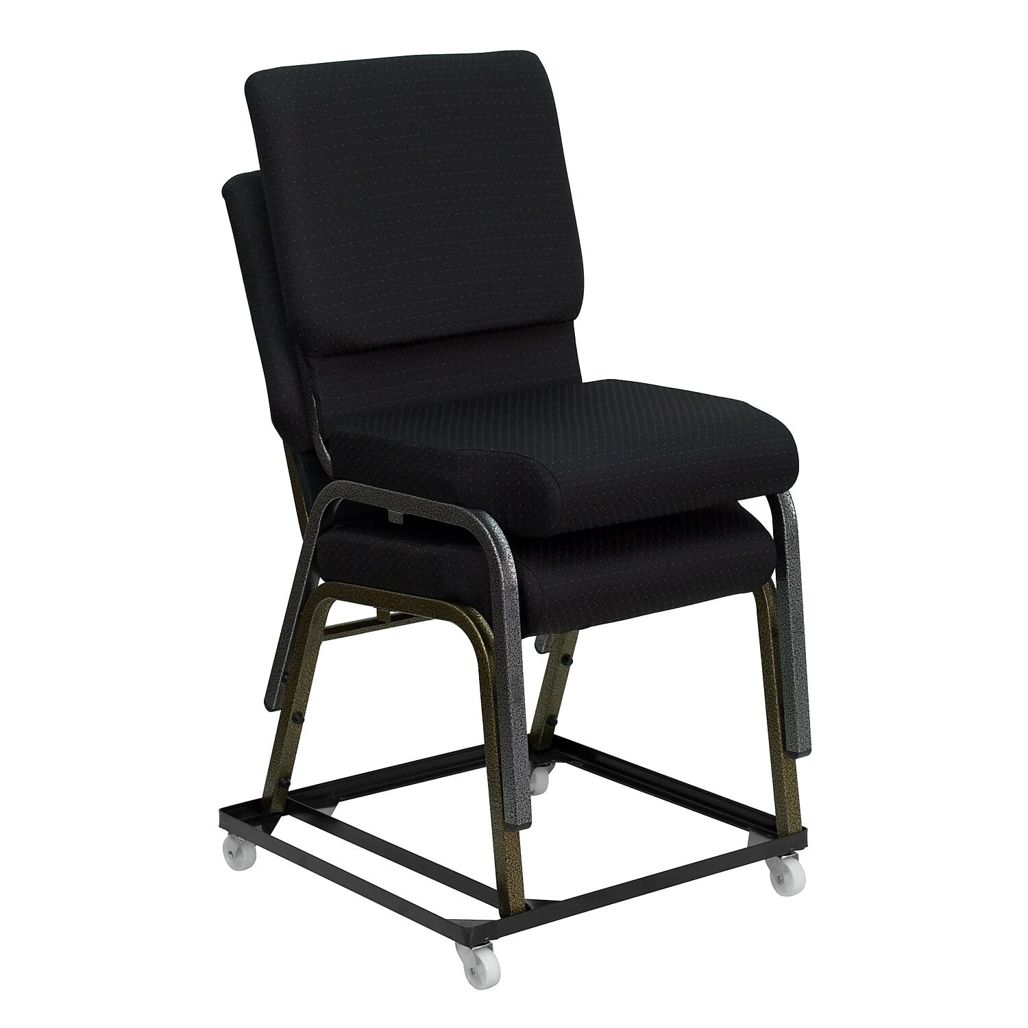 HERCULES Series Steel Stack Chair and Church Chair Dolly,PK8