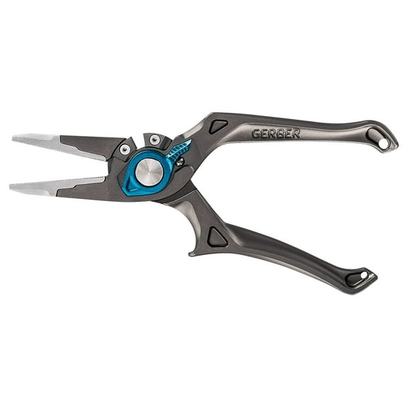 Gerber Magniplier, Fishing Pliers, Saltwater, Blue and Gray