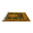 thumbnail image 2 of Ahgly Company Machine Washable Indoor Square Persian Yellow Traditional Area Rugs, 3' Square, 2 of 4