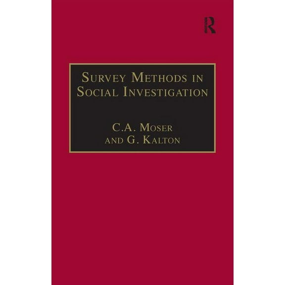 Survey Methods in Social Investigation, (Paperback)